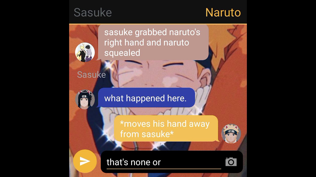 🖤Depressed Naruto Sasunaru Texting Story ep. 2🖤