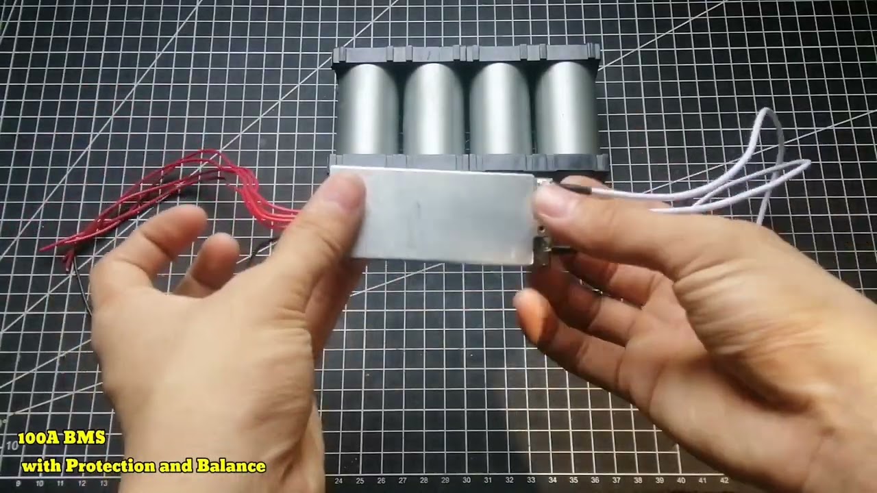 DIY 4S 1P LIFEPO4 BATTERY PACK!| With 100A BMS!| 6000mAh!|Detailed