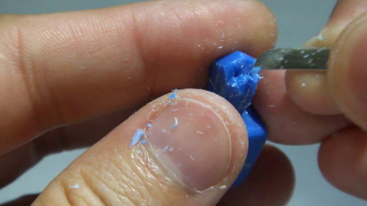 Escultura do  dente 44 - Primeiro Pré-Molar Inferior  Direito - Em cera pré-moldada