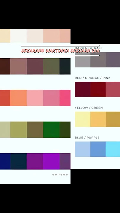 tentukan warna baju kamu sesuai undertone kamu yaa🌼 #shortvideo #undertone #baju #warm