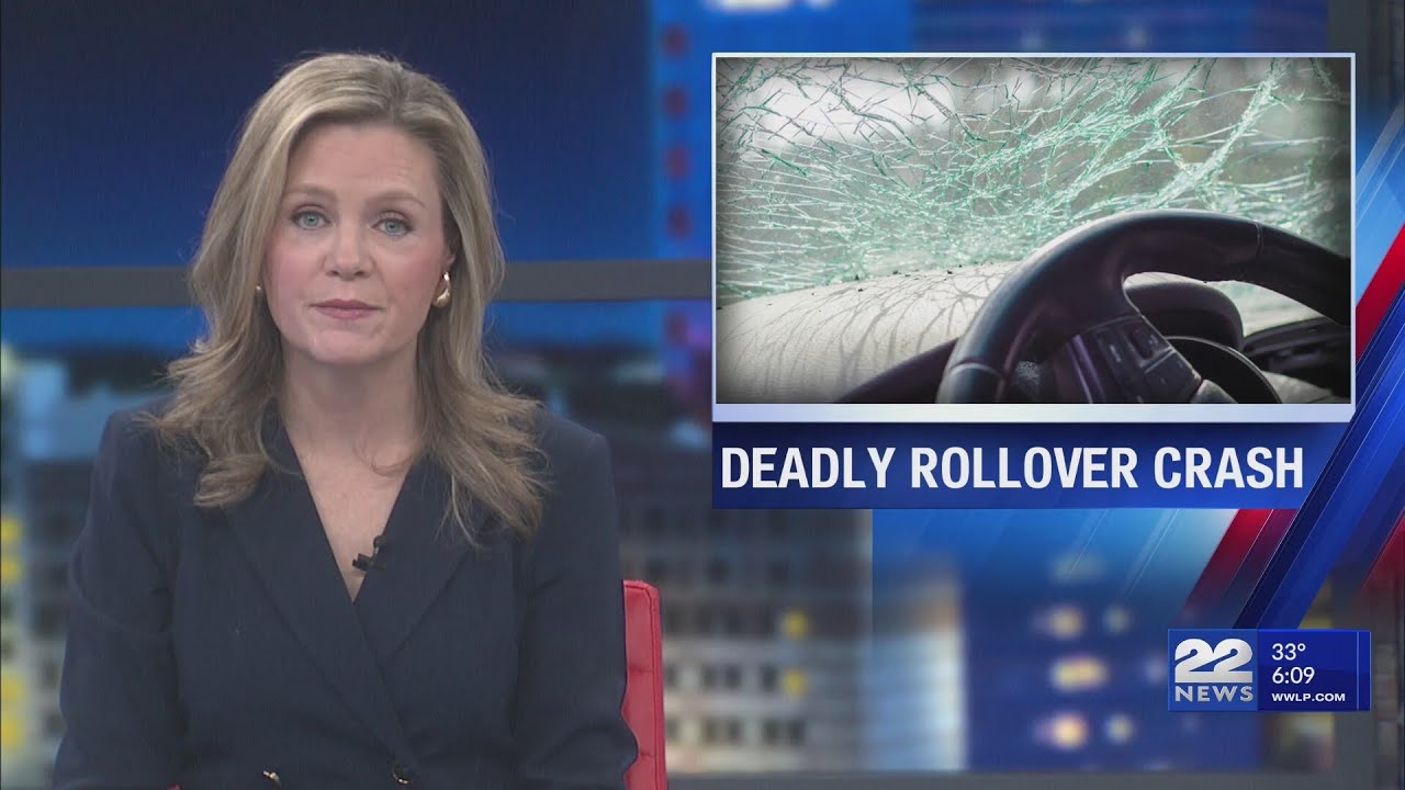 Massachusetts man dead after rollover crash in Franklin - YouTube