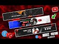 youtube banner kaise banaye || How To Make youtube Banner || banner design in pixellab