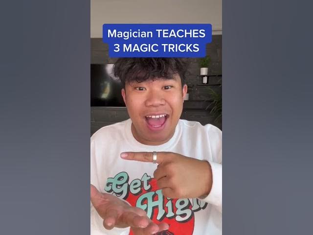 Learn 3 EASY Magic Tricks!!