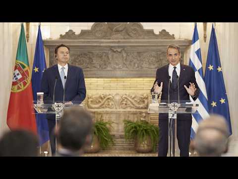 Δηλώσεις του Πρωθυπουργού Κυριάκου Μητσοτάκη με τον Πρωθυπουργό της Πορτογαλίας Luís Montenegro