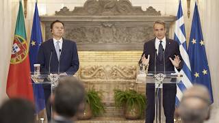 Δηλώσεις του Πρωθυπουργού Κυριάκου Μητσοτάκη με τον Πρωθυπουργό της Πορτογαλίας Luís Montenegro