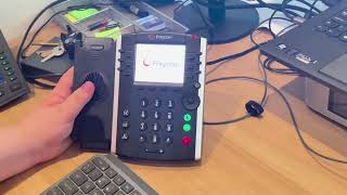 Hard Reset your Polycom phone
