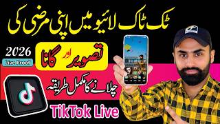 How To Add Photo & Music in TikTok Live Background  | TikTok Live Main Photo Kaise Lagaen screenshot 4