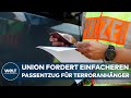 DEUTSCHLAND: Rufe nach harten Konsequenzen für Terroranhänger! Union will Ausbürgerung vereinfachen