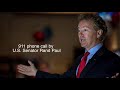 Listen to U.S. Sen Rand Paul's 911 call