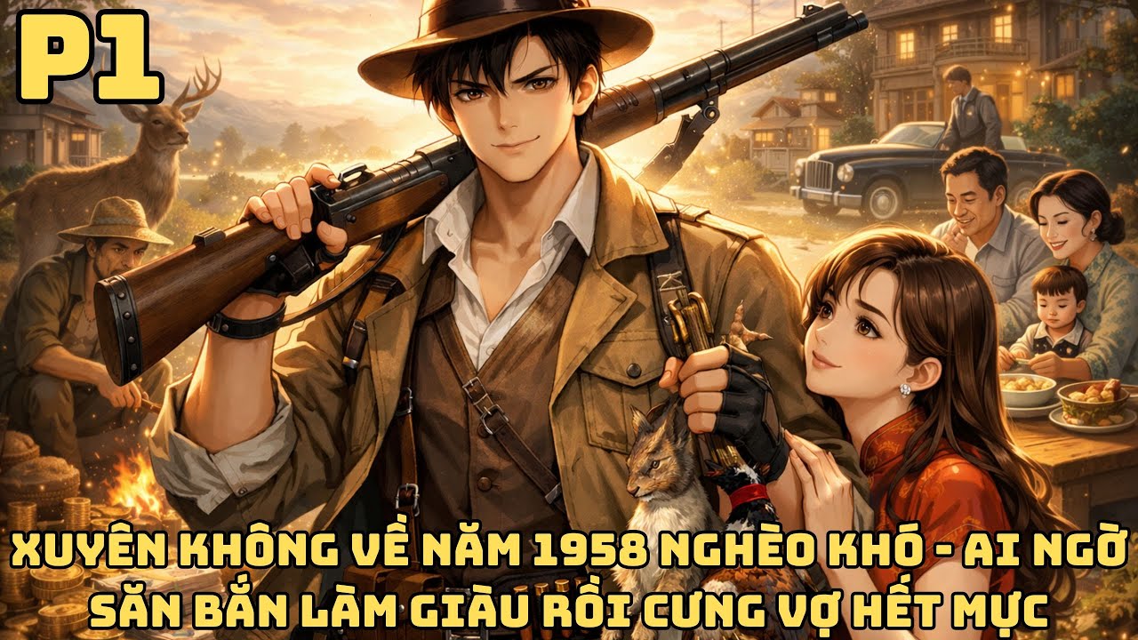 XUYÊN KHÔNG VỀ NĂM 1958 NGHÈO KHÓ - AI NGỜ SĂN BẮN LÀM GIÀU RỒI CƯNG VỢ HẾT MỰC -P1