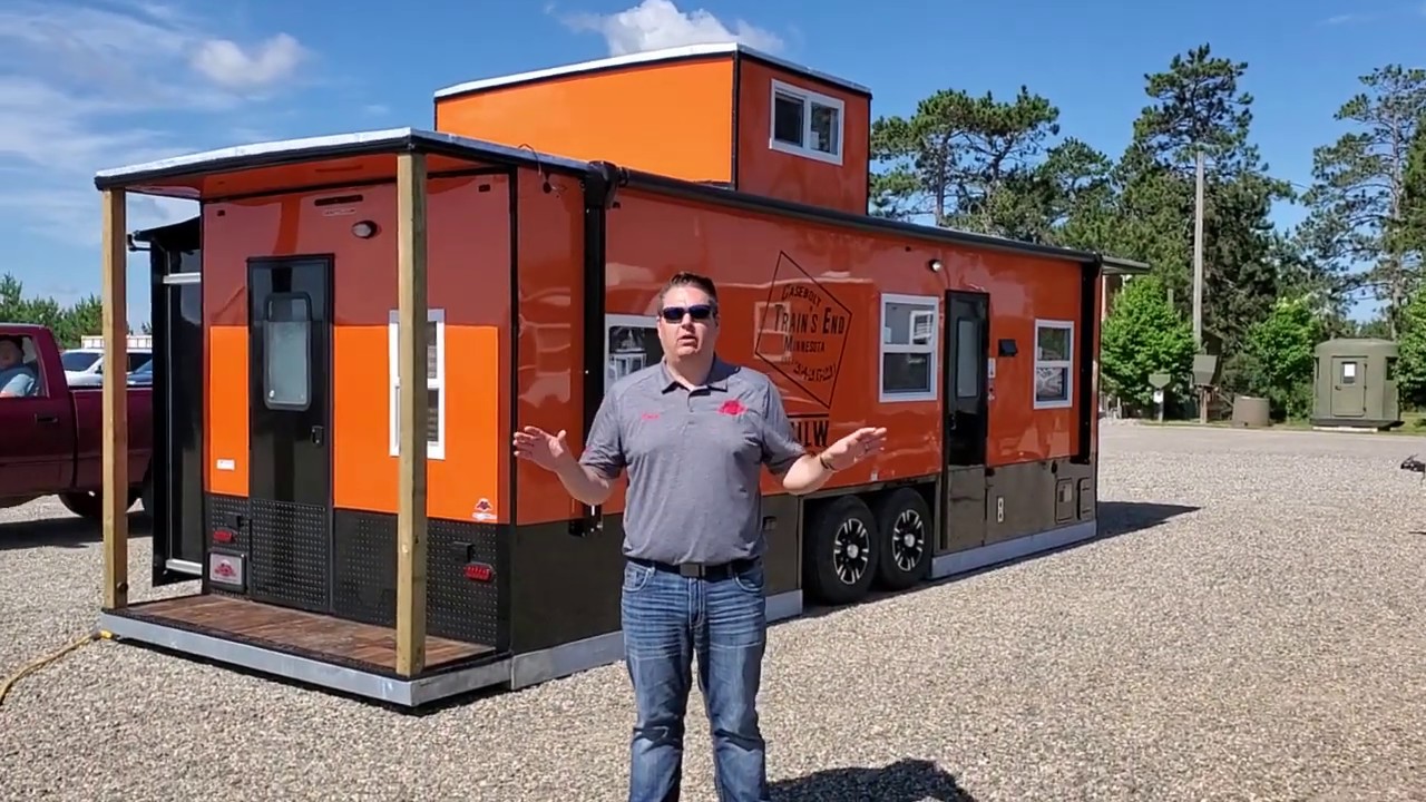 The CABOOSE Ice Castle! YouTube