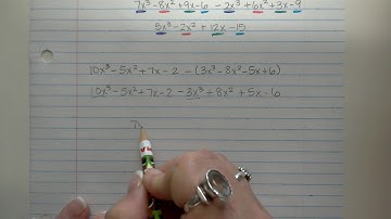 5.1 Adding Subtracting Polynomials and Multiplying Monomials