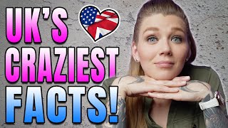 CRAZY UK FACTS | 50 SHOCKING FACTS ABOUT THE UK | AMANDA RAE | AMERICAN IN ENGLAND