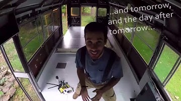 Skoolie Conversion #3 - Subfloor installation