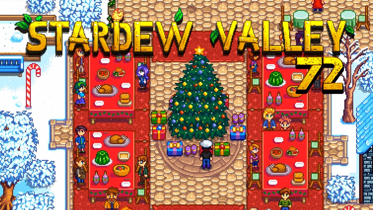 STARDEW VALLEY [072] Das Weihnachtswinterwonnefest YouTube