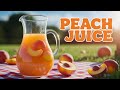 Refreshing Peach Juice | Best Drink For Summer | Aroo Sharbat | Peach Mojito