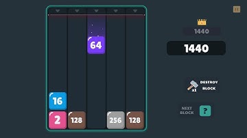 Drop & Merge the Numbers | gameplay (free web game)