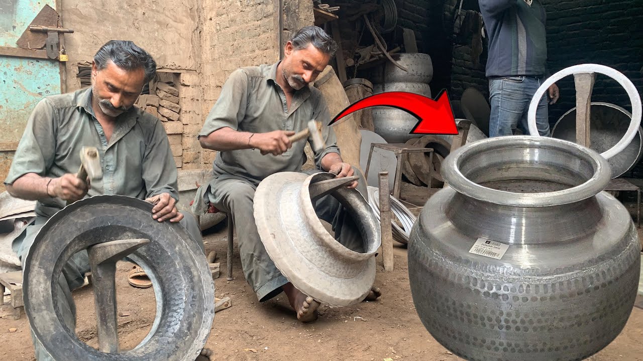 Big Huge Pakistan￼ Degh Pots Making in Factory | Traditional Cooking Pot Manufacturing Process