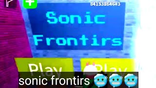 Sonic frontirs in obby creator (real a)