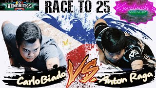 【Pool Live】Super Money Game 2019 - Carlo biado Vs Anton raga - Race to 25 screenshot 4