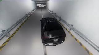 IIHS GMC Terrain Denali crash test (small overap)