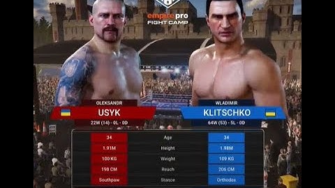 Oleksandr Usyk 🆚 Wladimir Klitschko ( Simulation on PS5🥊UNDISPUTED )