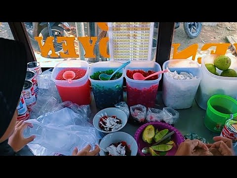 ES OYEN PAK EKO SELALU RAME POOL MURAH TOPINGNYA JOSS !! - YouTube