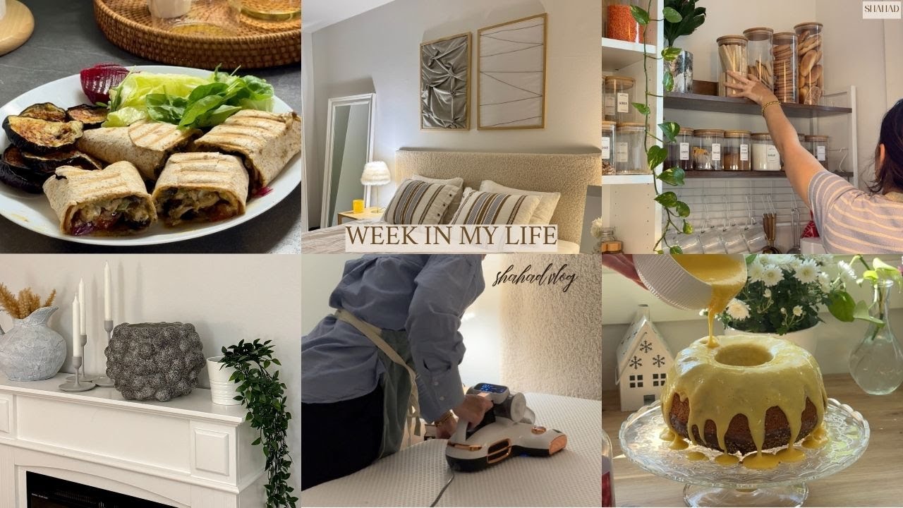 روتيني يوم الجمعة | تنظيف شامل، كيكة الكاسترد، سندويشات سهلة وسريعة  🍗week of my life