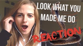 Taylor Swift  Look What You Made Me Do  Music Video Reaction