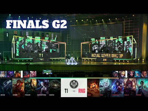 RNG vs T1 - Game 2 | Grand Finals LoL MSI 2022 | T1 vs Royal Never Give Up G2 full game