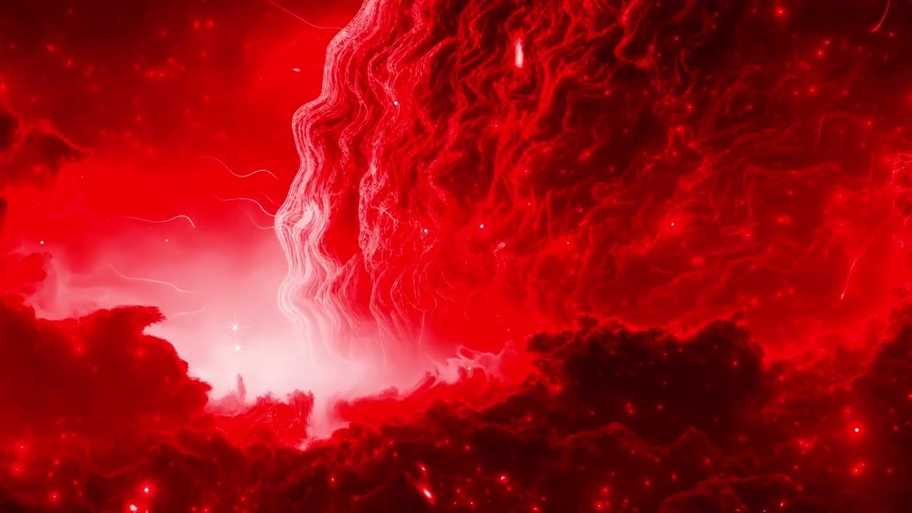 Red Classic Galaxy ~ Space Wallpaper ~ Longest FREE Motion Background HD 4K  Nebula Screensaver