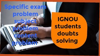 IGNOU students doubts solving session