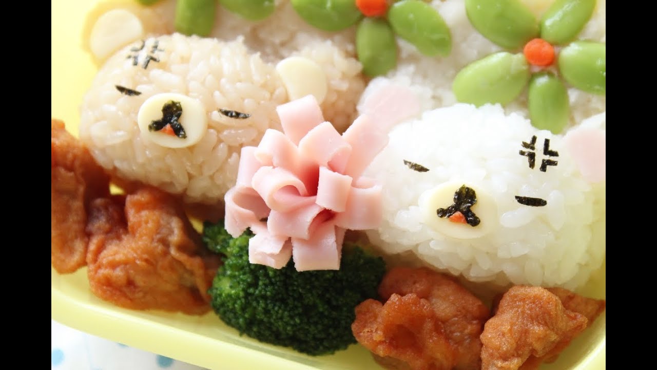キャラ弁【2】 キレてるリラックマ？キレックマ弁当の作り方 How to Make Angry Rilakkuma Bento - YouTube