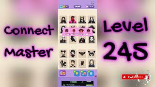 Connect Master Level 245 Walkthrough | Match Puzzle Game 🔗🧩 | SolutionGuruji