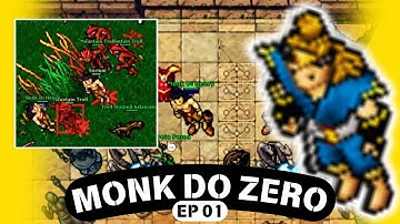 Tibia: MONK DO ZERO - Ep. 1: O Início da Jornada! 🔥