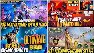 🛑NEXT ULTIMATE SET BGMI 4.4🥶NEXT ULTIMATE OUTFIT BGMI 4.4 RETURNIN 😳GABYSSAL HOWL AUG RETURN BGMI✅