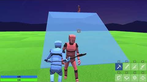 Floating bots in aim trainer!(1v1.lol)