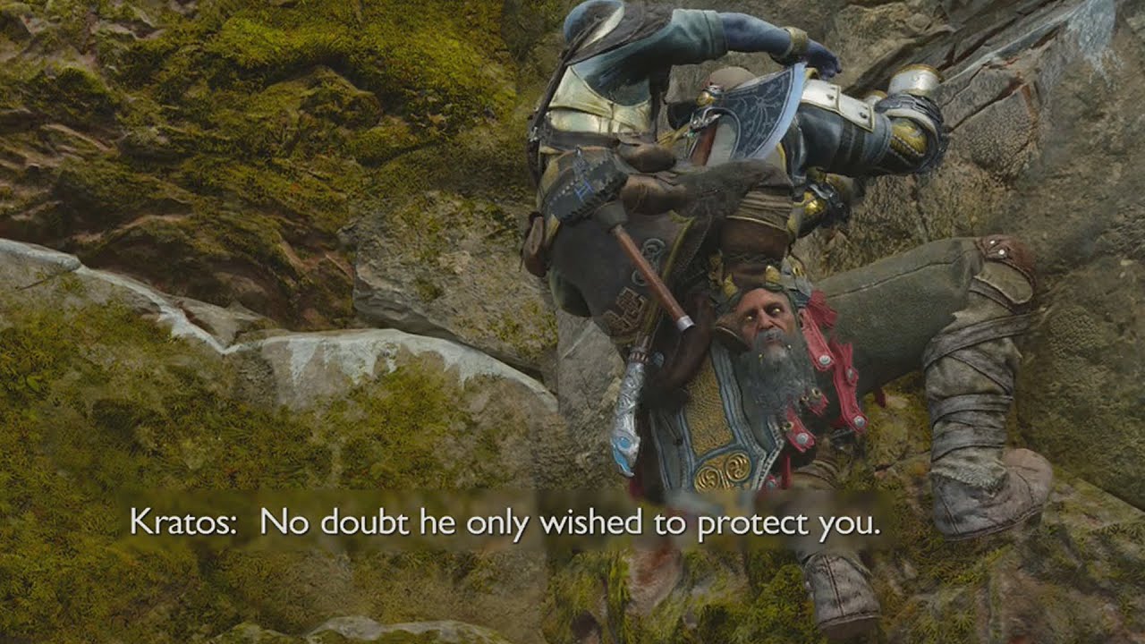 Brok's Reaction After Kratos Killed Heimdall  Heimdall's Death - God Of War:  Ragnarök 