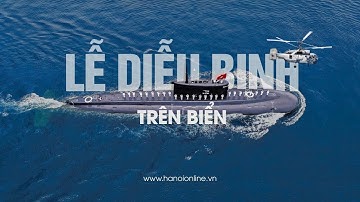 Toàn cảnh lễ diễu binh trên biển chào mừng Quốc khánh 2/9