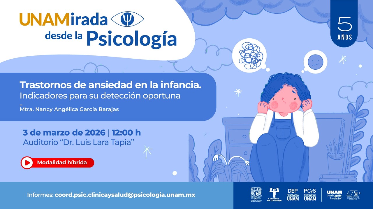UNAMirada desde la Psicología | Trastornos de ansiedad en la Infancia. Indicadores para su detecc...