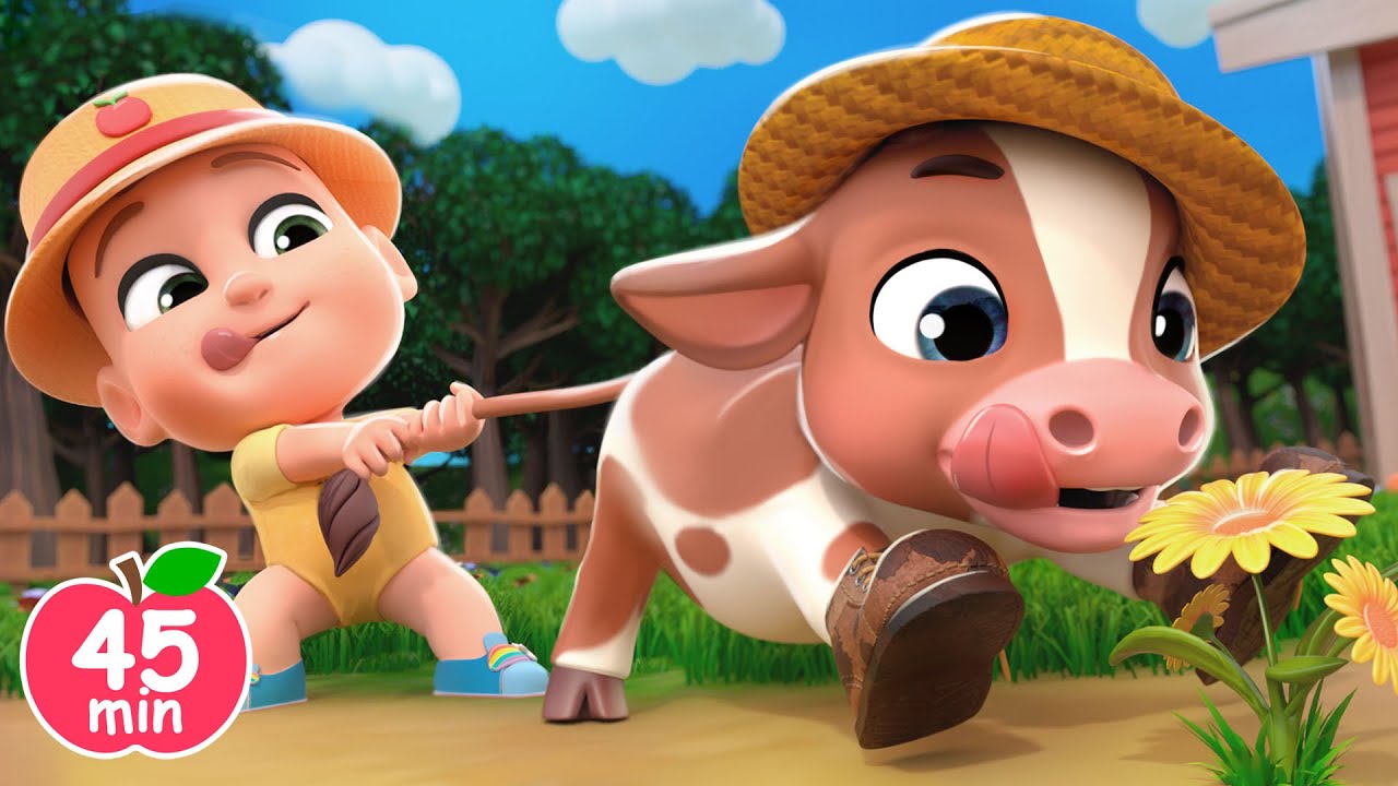 A Vaca Lola | Bebê Alimenta o Bezerro | Lalafun Rimas Infantis & Canções para Crianças