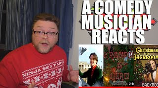 A Comedy Musician Reacts | Holiday Songs by Jazz Emu, Pink Williams, and The Stupendium! [REACTION]
