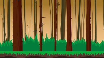 Forest Day Parallax Background