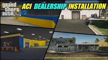 GTA V MODS : CINEMATIC INSTALLATION OF ACI DEALERSHIP || FIVE M TO SP CONVERT || #gta #v #mods