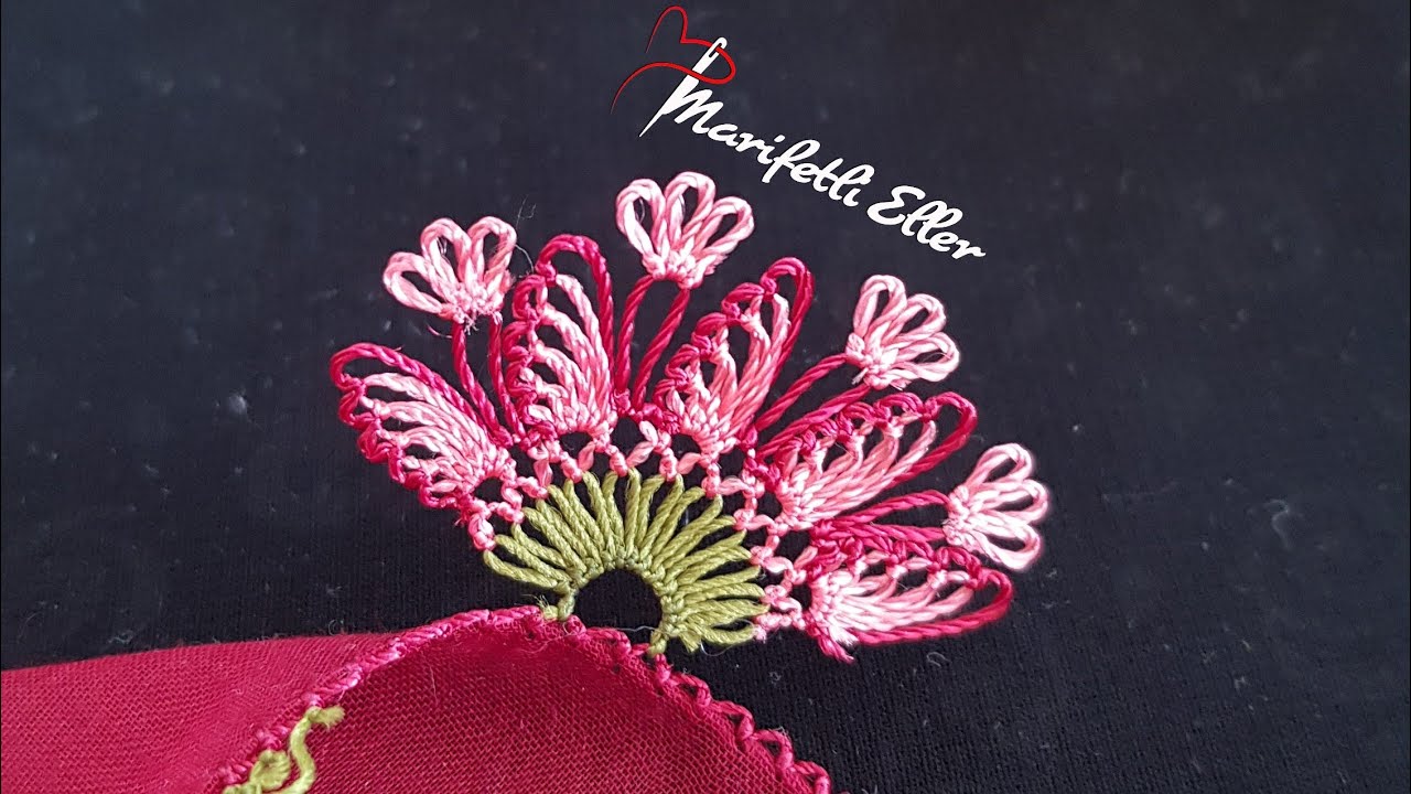 Çok Güzel Çok Beğeneceğiniz Bir İğne Oyası Modelinin Yapılışı | 947. Model