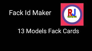 Fack id card creator of 13models free cards screenshot 4