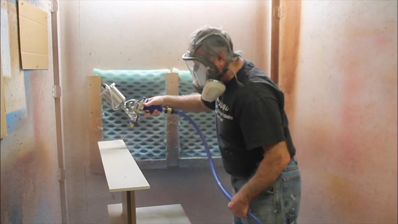 Spraying Latex Paint YouTube