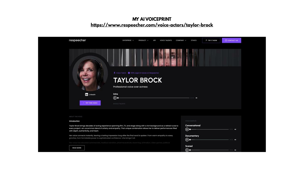 AI Voiceprint Respeecher