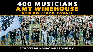 𝗔𝗠𝗬 𝗪𝗜𝗡𝗘𝗛𝗢𝗨𝗦𝗘 - 𝗥𝗘𝗛𝗔𝗕 -  𝟰𝟬𝟬 𝗺𝘂𝘀𝗶𝗰𝗶𝗮𝗻𝘀 - The biggest rock flashmob in Central Europe - 𝗖𝗜𝗧𝗬𝗥𝗢𝗖𝗞𝗦