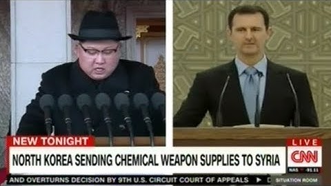 "NEW EVIDENCE OF A SINISTER PARTNERSHIP BETWEEN KIM JONG UN AND MURDEROUS REGIME OF PRESIDENT ASSAD